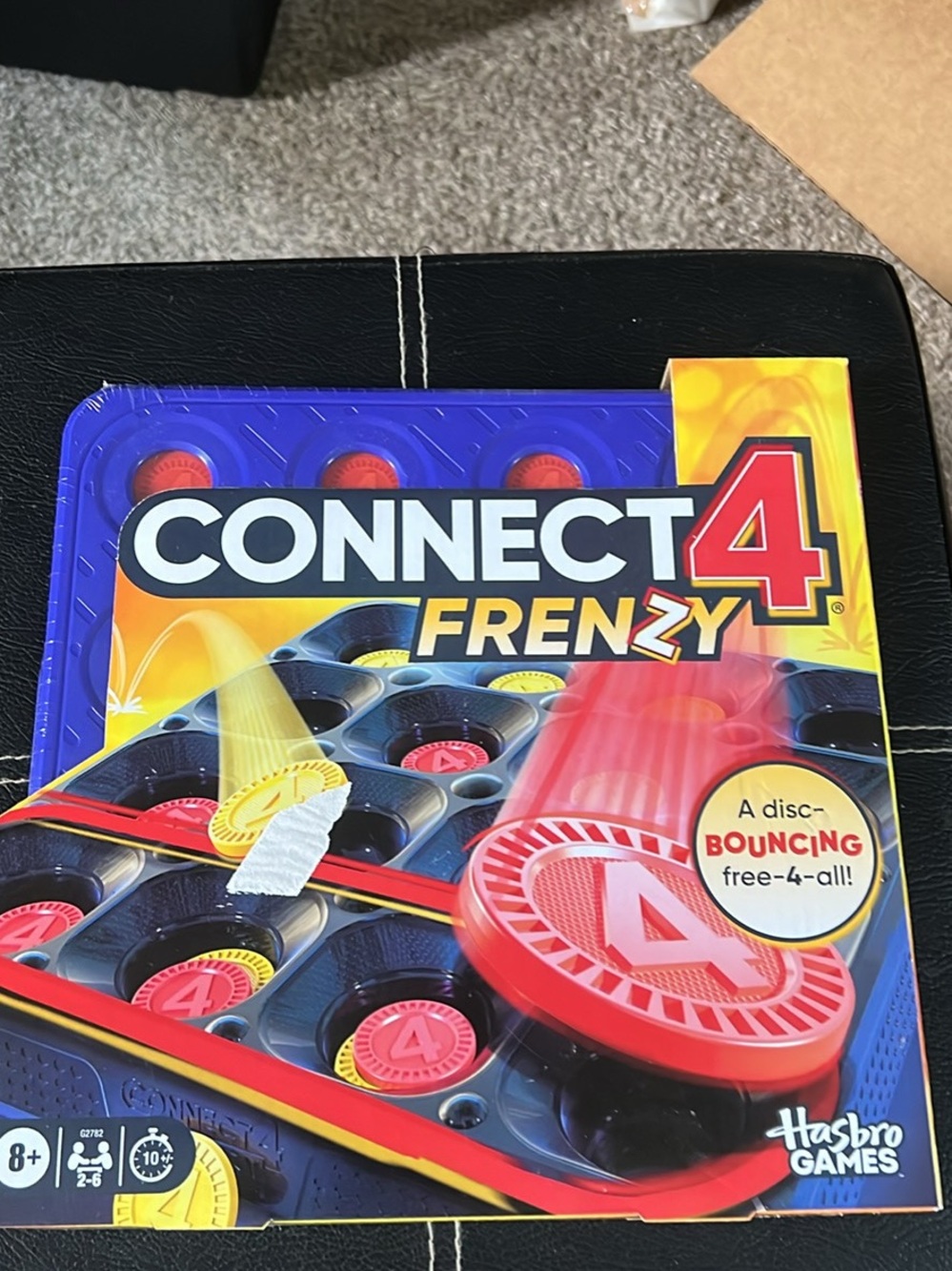 Hasbro Connect 4 Frenzy Game - Red & Yellow Discs